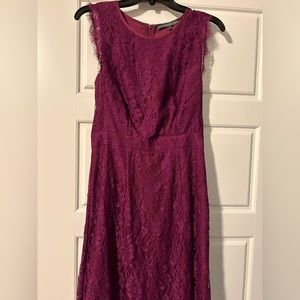 magenta dress